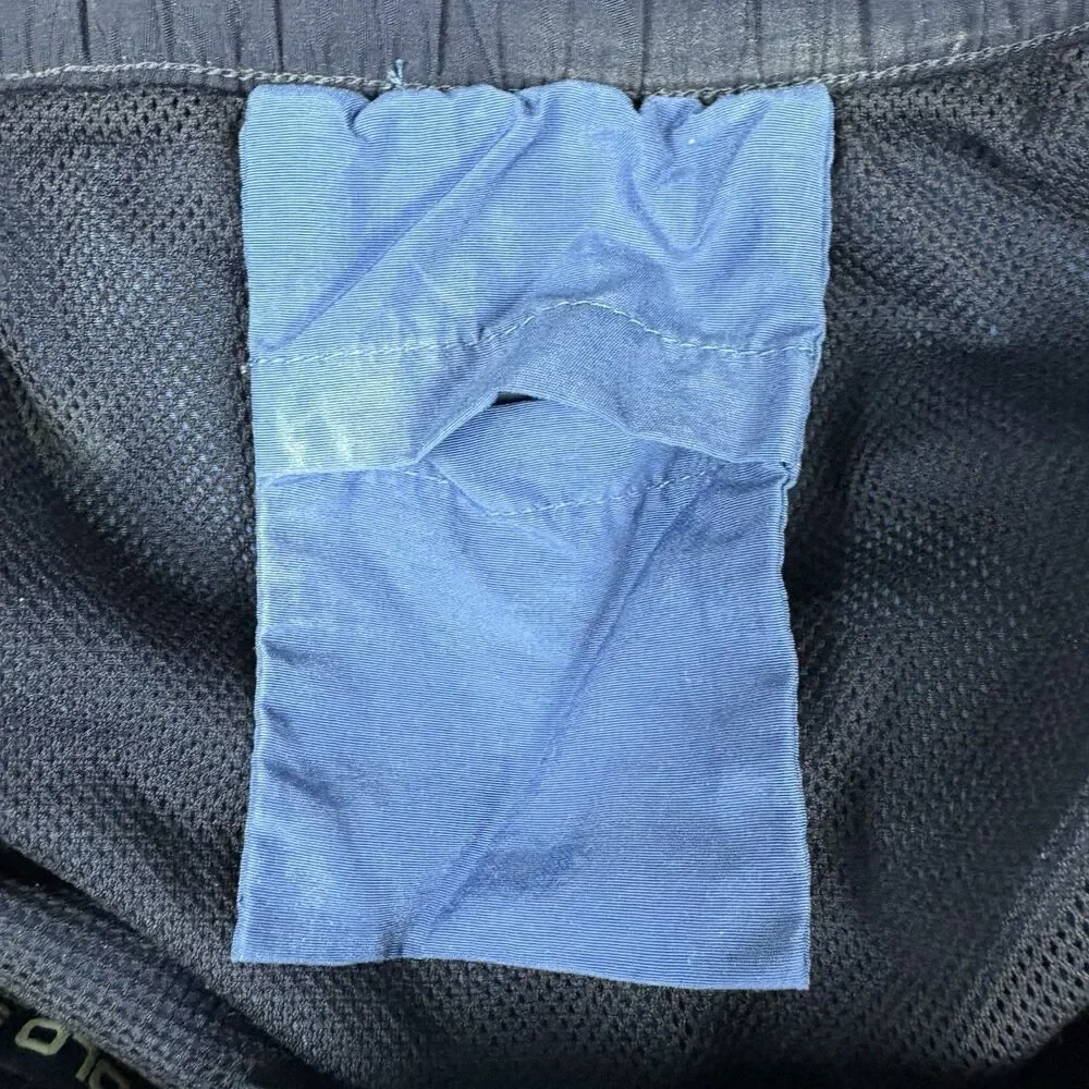 Y2K Polo Ralph Lauren Swim Trunks Spellout  L Blue 7 Inseam‎ Lined Sport Vintage